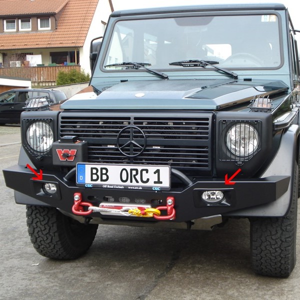 Winch bumper Mercedes G 463 + PUR/Professional incl. TUV