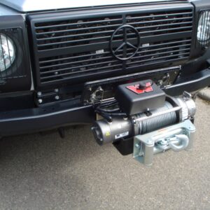 Winch plate 8 mm for bumper attachment for WARN XDC + ZEON