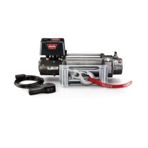 WARN winch CE - M 8000, 12 V, pulling capacity 3.600 kg, steel rope 30m x 8mm
