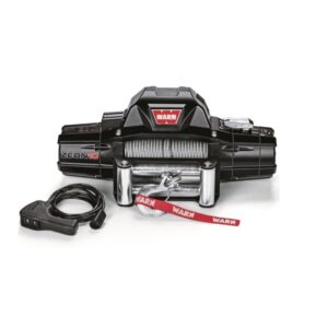 WARN winch Zeon10 CE, 12 V, pulling capacity 4.500 kg, steel rope 25 m x 9,5 mm