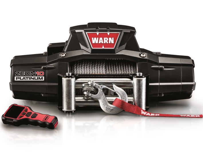 WARN winch ZEON 10 Platinum 12 V, pulling capacity 4.536 kg, steel rope 24m x 9,5mm