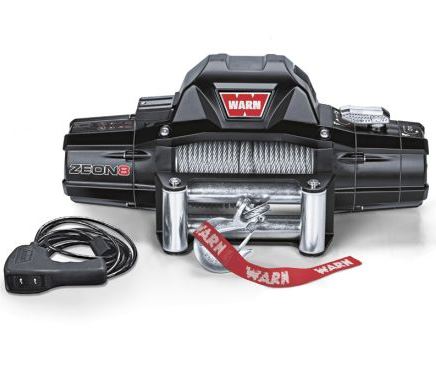 WARN winch ZEON 12, 12V, pulling capacity 5.443 kg, steel rope 25 m x 9,5 mm