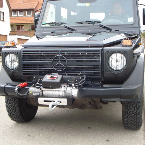 WARN XDC + ZEON winch plate 8 mm for bumper attachment