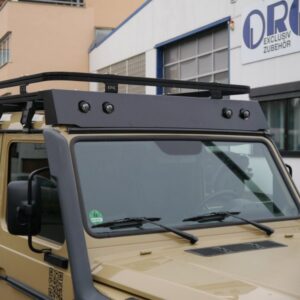 wind deflector for ORC roof rack 63-241401 with 4 cutouts for lamps