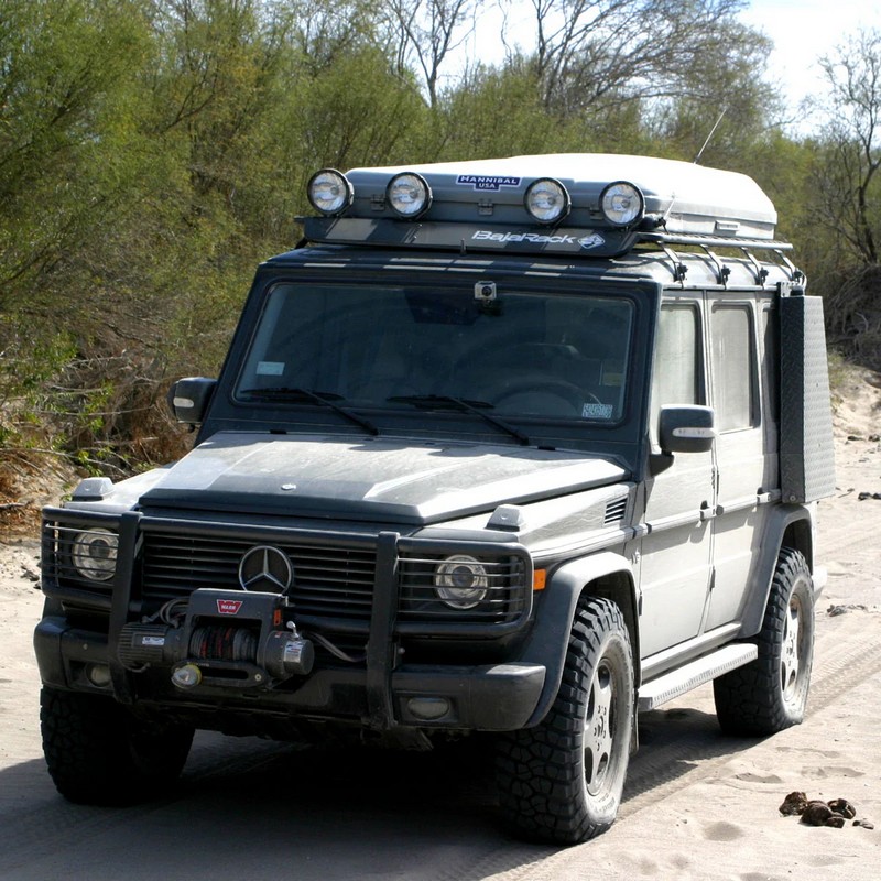 BajaRack Utility Flat Roof Rack for Mercedes G-Wagon (1990-2018) - Image 2