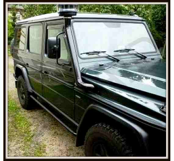 DESERT Aluminium Snorkel G 270CDI/280CDI, Right Side, Incl. Cyclone Pre-Filter