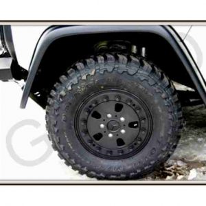 HUTCHINSON Aluminium rim black, in size 7.50 x 16 ET63