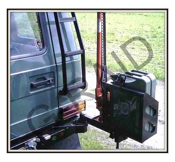 Jerrycan / Hi Lift Jack Mount, Rear Bumper G DESERT - Image 2