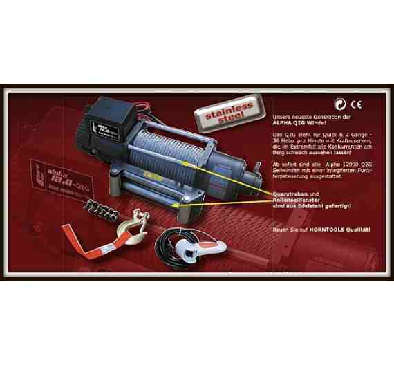 Alpha 12.0 Fast 2 Speed 5.4 T Winch 12 V - Image 2
