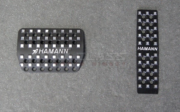 HAMANN Pedals in Black Anodized Aluminum for G-Class W463