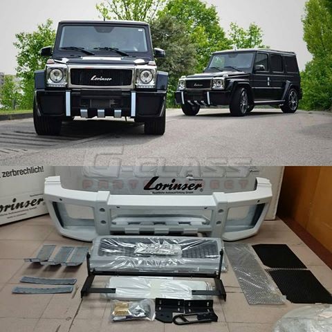 LORINSER Front Bumper for Parktronic, code EZ8 for G-Class W463