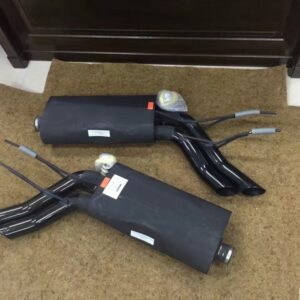 BRABUS Sport Exhaust System with Actively Controlled Flaps, Black Chrome Finish for G-Class W463