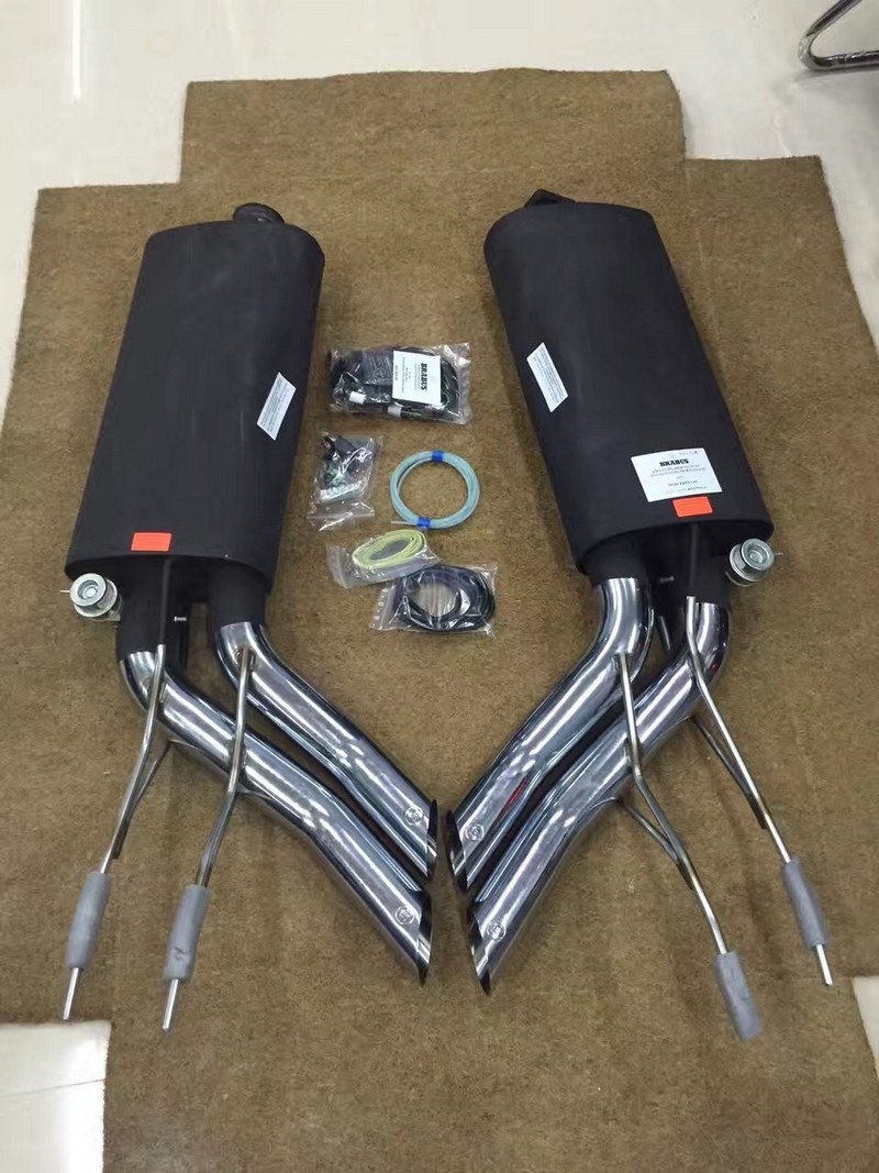 BRABUS Sport Exhaust System with Actively Controlled Flaps for AMG G65/G63 W463