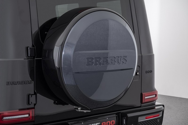 BRABUS Carbon Fiber Spare Tire Carrier Cover for G-Class W463-A - Image 3