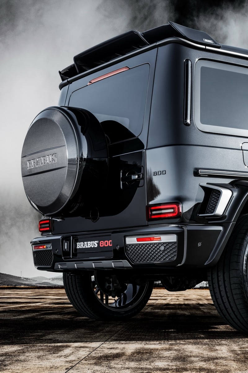 BRABUS Carbon Fiber Spare Tire Carrier Cover for G-Class W463-A - Image 2