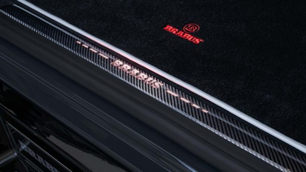 BRABUS Carbon Scuff Plates with LED Illumination for AMG G63 W463A - Image 2