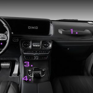 DMC Interior Carbon Fiber Accessories for Mercedes Benz AMG G63 W464