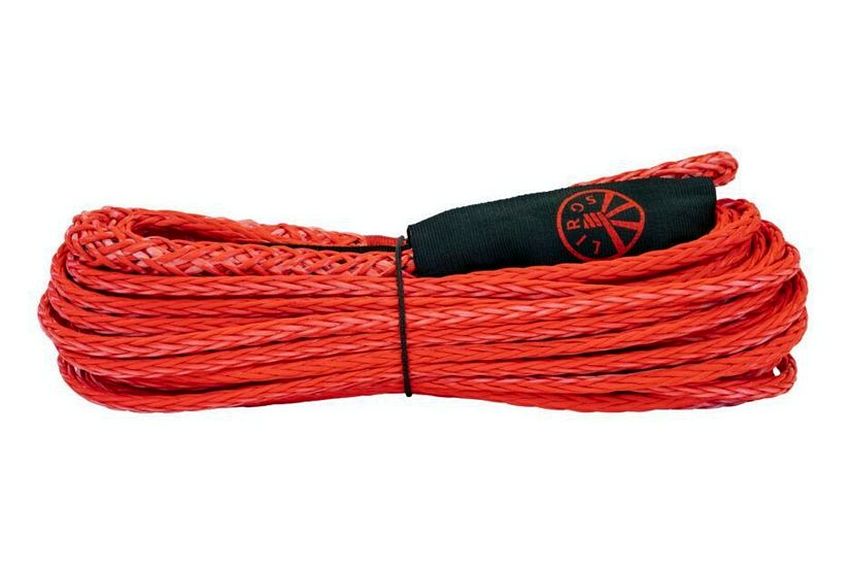 LeTech 20m Vectran Winch Rope with Soft Shackle – Red – G-Wagon Compatible - Image 2