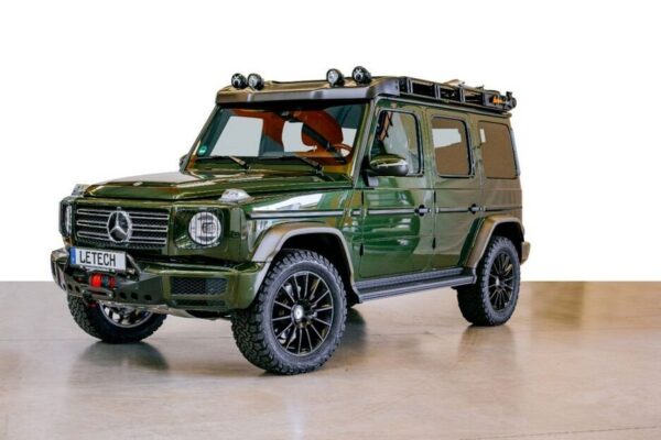 LeTech Axe Holder – Roof Rack Mount for G-Wagon (Powder-Coated Black) - Image 3