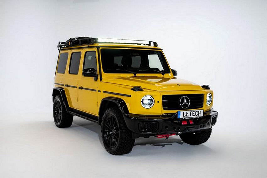 LeTech Light Bar Mounting Brackets – Front Roof Rack Fitment for G-Wagon - Image 2