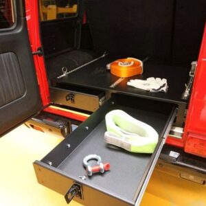LETECH Storage Box with Drawer System for Mercedes G-Wagon (W463, 1990–2018) – Heavy-Duty Rear Cargo Organizer