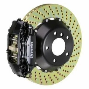 Brembo 4 Piston Brake Kit with Cross-Drilled Rotors for G-Class 2002-2008