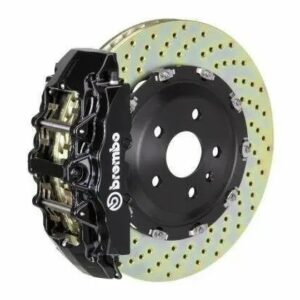 Brembo 4 Piston Brake Kit with Cross-Drilled Rotors for G-Class 2002-2008