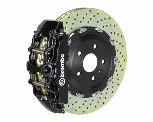 Brembo 4 Piston Brake Kit with Cross-Drilled Rotors for G-Class 2002-2008