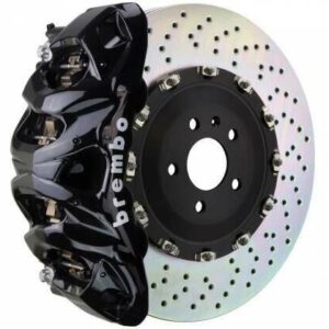 Brembo 4 Piston Brake Kit with Cross-Drilled Rotors for G-Class 2002-2008