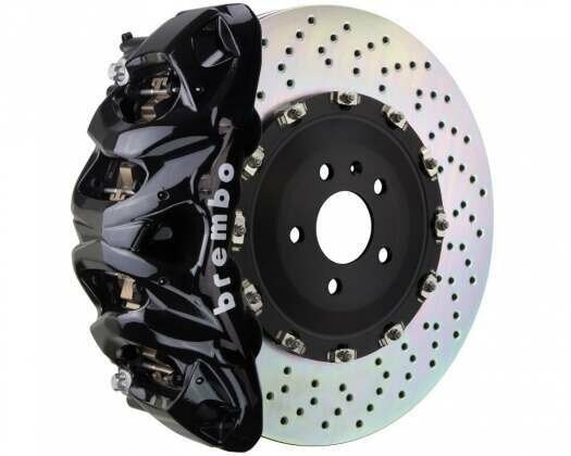 Brembo 4 Piston Brake Kit with Cross-Drilled Rotors for G-Class 2002-2008