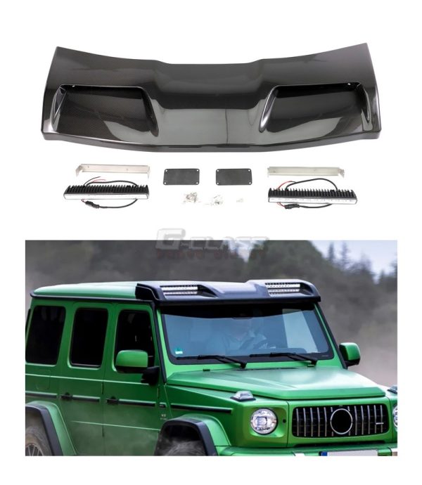 B-style Roof Spoiler with OEM Lights W463A 4×4² conversion kit