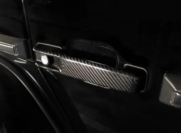 AutoTecknic Dry Carbon Fiber Door Handle Trims for Mercedes-Benz G-Class W463A