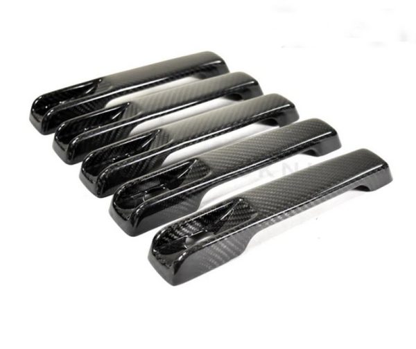 AutoTecknic Dry Carbon Fiber Door Handle Trims for Mercedes-Benz G-Class W463A - Image 2