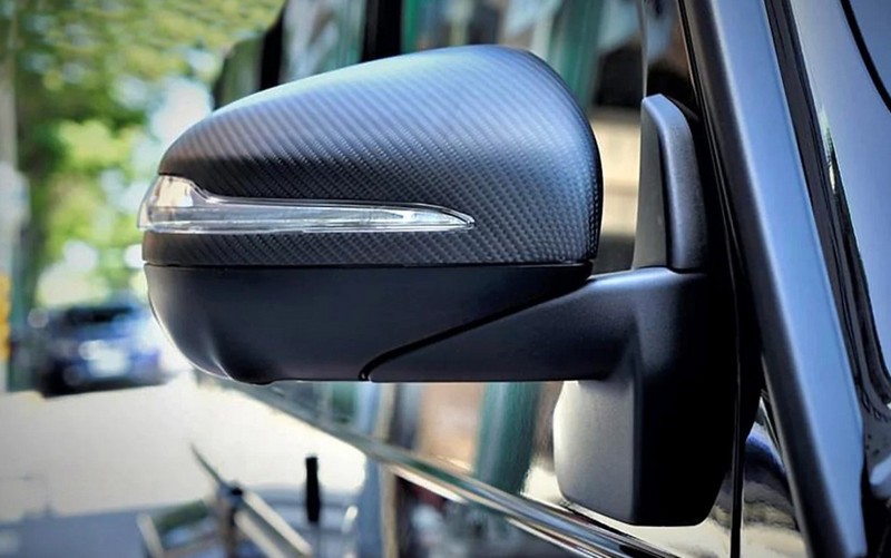 AutoTecknic Replacement Dry Carbon Mirror Covers for Mercedes-Benz W463A G-Wagon - Image 2