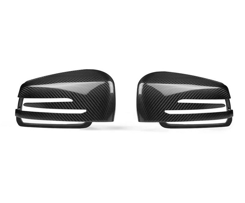 AutoTecknic Replacement Version II Dry Carbon Mirror Covers for Mercedes-Benz W463 SUV Vehicles