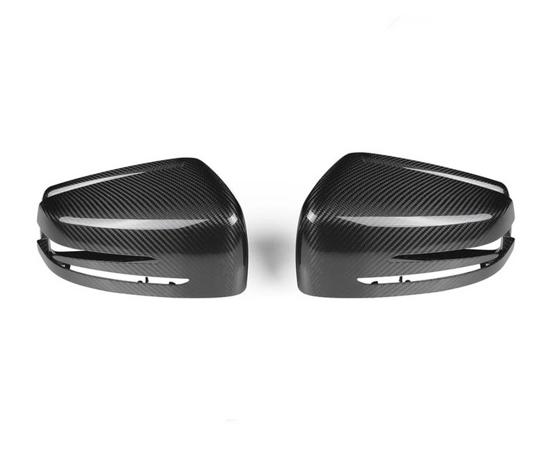 AutoTecknic Replacement Version II Dry Carbon Mirror Covers for Mercedes-Benz W463 SUV Vehicles - Image 3