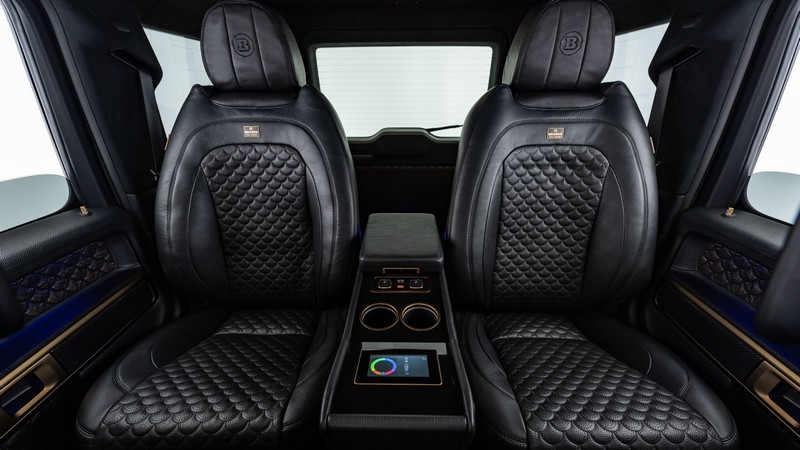 BRABUS Black & Gold Style Interior for G-Class AMG G63 W463A - Image 15