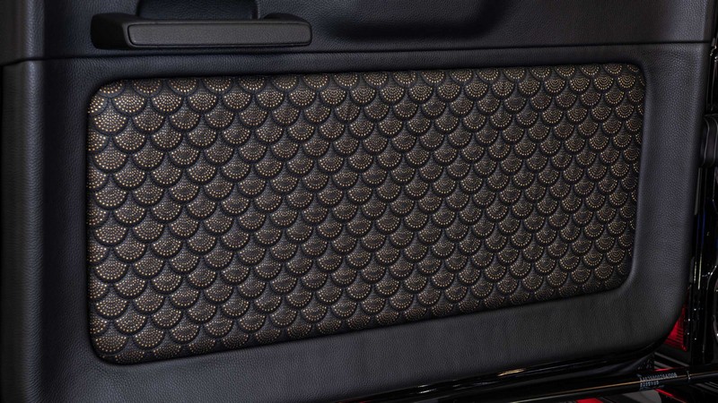 BRABUS Black & Gold Style Interior for G-Class AMG G63 W463A - Image 8