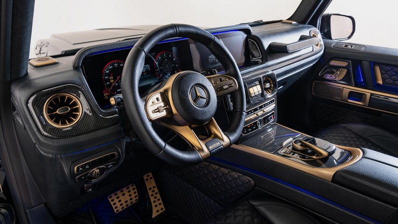 BRABUS Black & Gold Style Interior for G-Class AMG G63 W463A