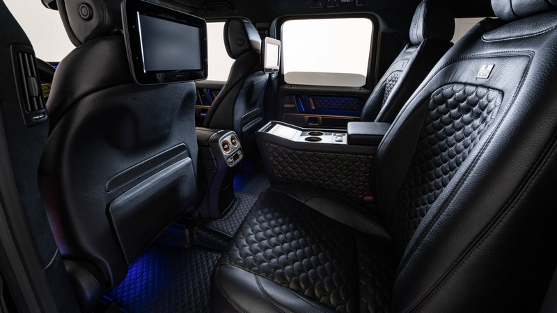 BRABUS Black & Gold Style Interior for G-Class AMG G63 W463A - Image 3