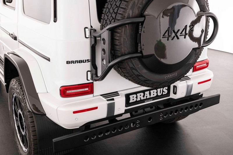 BRABUS Spare Wheel Holder Carbon (glossy) for G-Class W463A AMG G63 4X4²