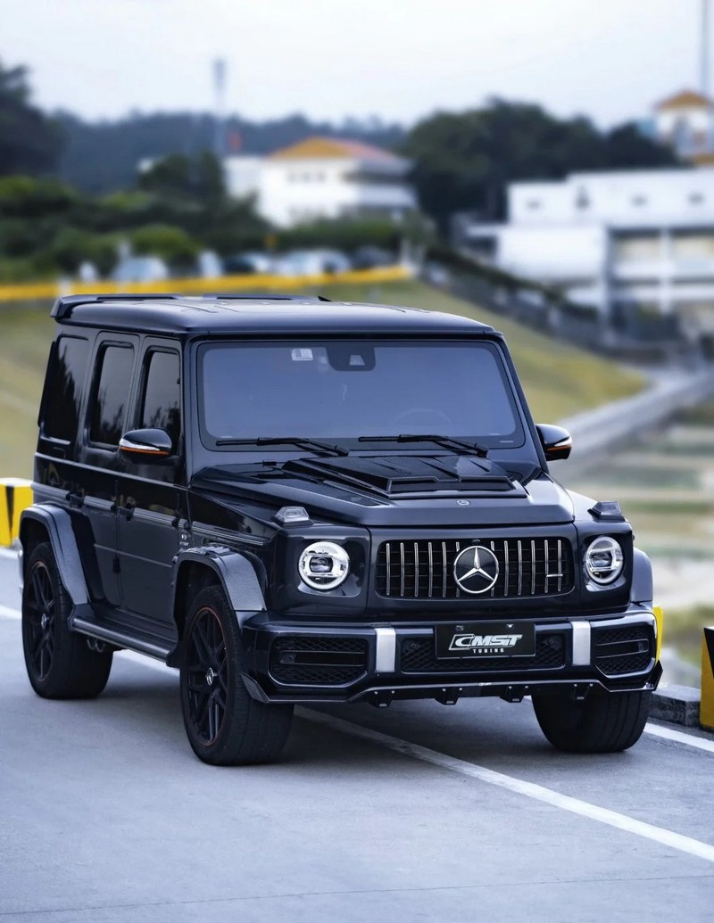 CMST Tuning Pre-preg Carbon Fiber Front Lip Splitter for Mercedes-Benz G63 W463A (2019-2022)