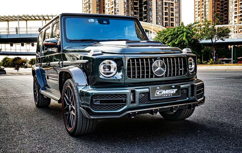 CMST Tuning Pre-preg Carbon Fiber Front Lip Splitter for Mercedes-Benz G63 W463A (2019-2022) - Image 6