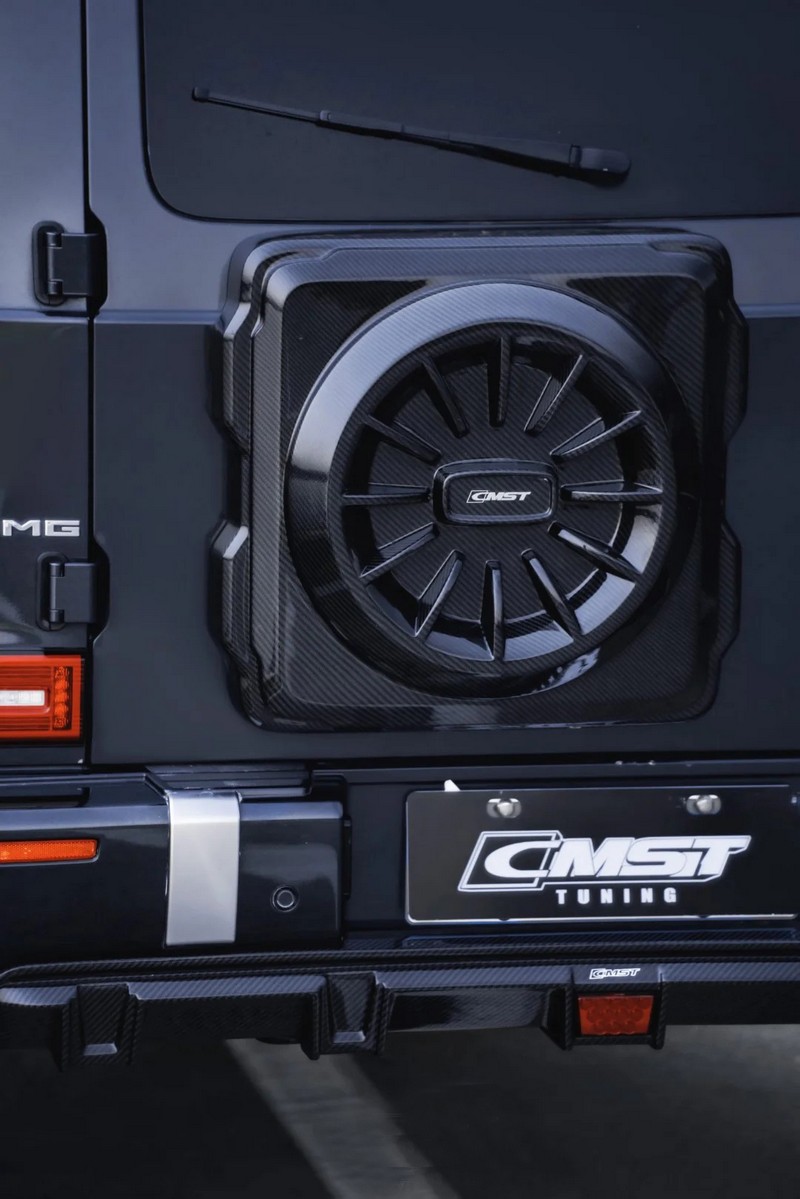 CMST Tuning Pre-preg Carbon Fiber Spare Tire Delete for Mercedes-Benz G63/G550/G500 W463A (2019-2022)