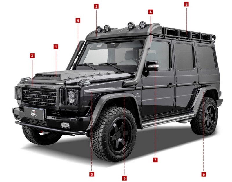Mercedes G-class MY 02-18 W463 Off-Road Conversion Kit