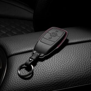 BRABUS Leather Key Cover Black-Red for G-Wagon MY25-on W465