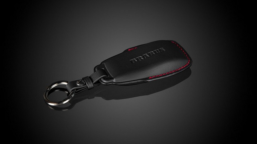 BRABUS Leather Key Cover Black-Red for G-Wagon MY25-on W465 - Image 4