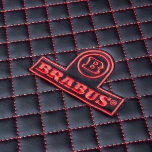 ​BRABUS Leather Trunk Mat Black-Red Quilted for G-Wagon MY25-on W465