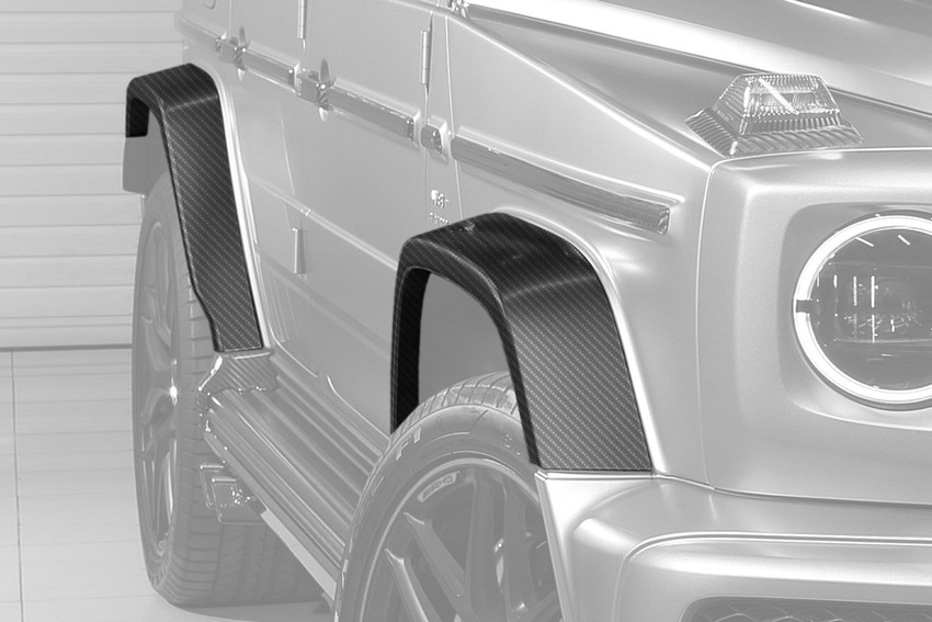 TopCar Carbon Fender Extensions (G63 Only), 4-Piece Set for G-Wagon MY 25-on W465 - Image 2