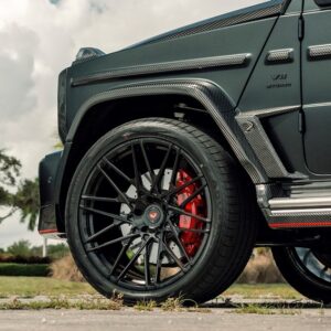TopCar Carbon Fender Extensions (G63 Only), 4-Piece Set for G-Wagon MY 25-on W465
